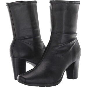 AEROSOLES Black Ankle Boots